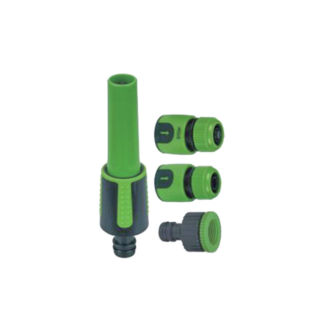 Juego de conectores de tubo de manguera de arranque con boquilla de pulverizaci&oacute;n de 4 piezas GT17063
