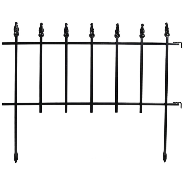 Svart romersk gr&auml;nsstaket set GT32045